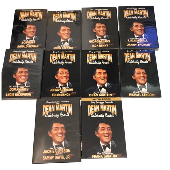 Dean Martin Celebrity Roasts DVD Set of 10 Carson Hope Ball Sinatra Gleason Seal - Picture 1 of 9